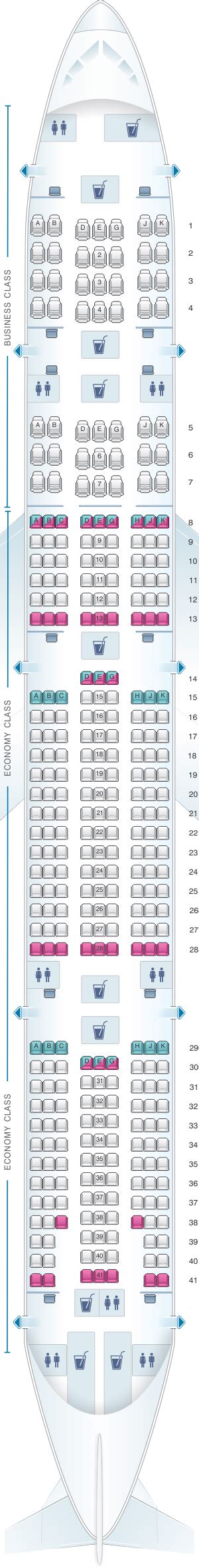 Seating Plan For Boeing 777 300er Jet