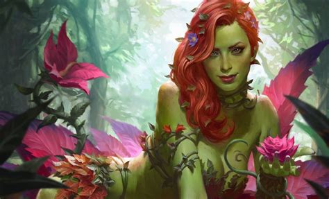 Dc Comics Poison Ivy Art Print By Sideshow Collectibles