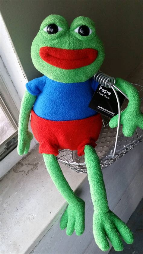 i just picked up the official pepe plush album stuffies plushies pick up dinosaur stuffed