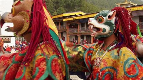 Bhutans Magical Mask Dances Bbc News