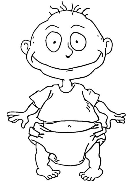 Tommy Pickles Coloring Page Funny Coloring Pages
