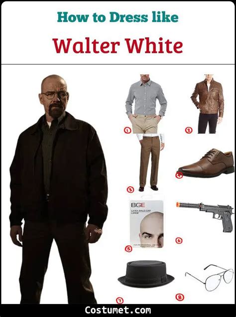 Walter White Breaking Bad Costume For Cosplay And Halloween
