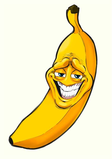 Создать комикс мем Banana Cartoon банан смешной рисунок картинка