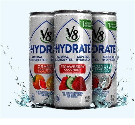 V8 Launches Sweet Potato Hydration Beverage With Natural Electrolytes
