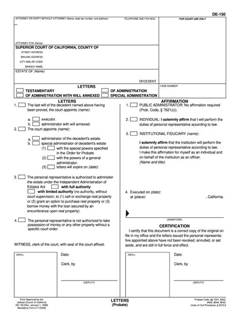 Letter Of Testamentary Fill Out And Sign Online Dochub