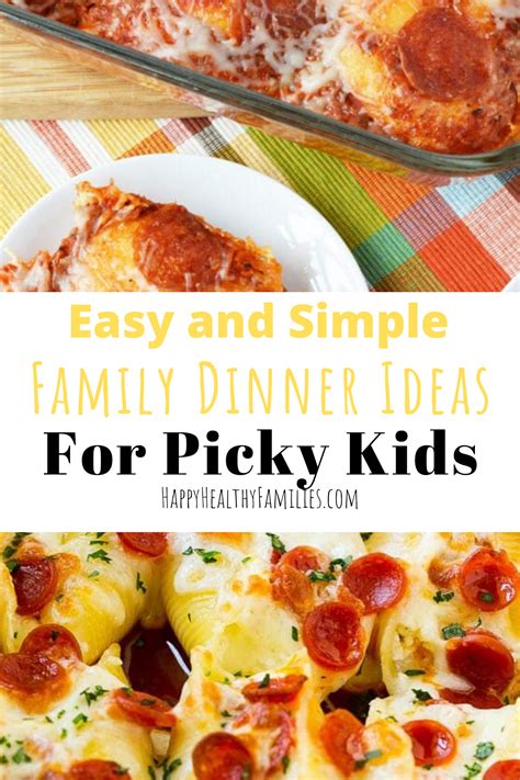 Easy Dinner Ideas For Kids (And the Rest of the Family ...