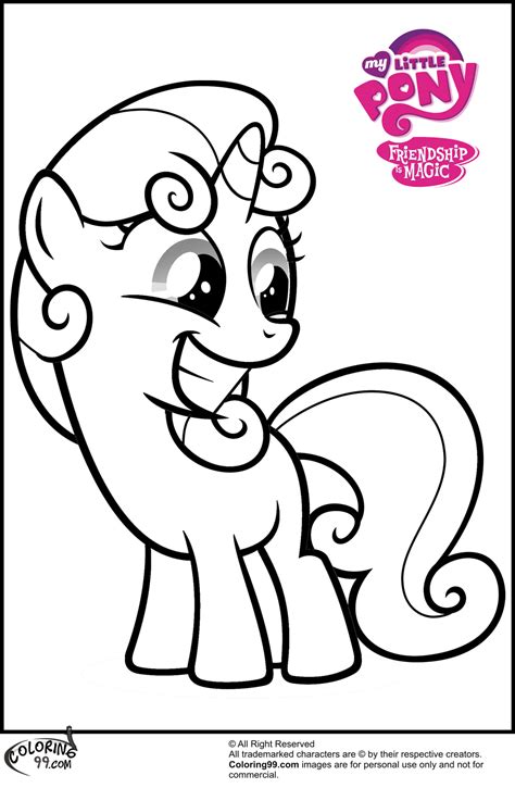 My Little Pony Friendship Is Magic Cutie Mark Crusaders Coloring Pages