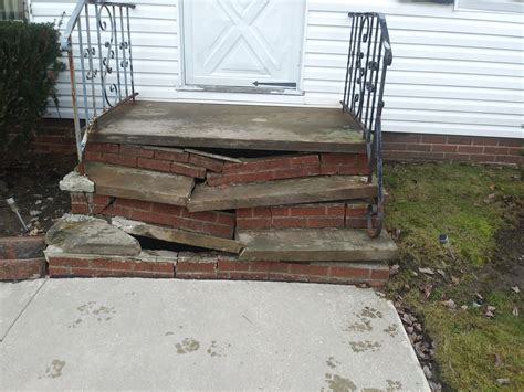 Repair Brick Steps Cleveland Ohio Brick Steps Masonry Work Brick