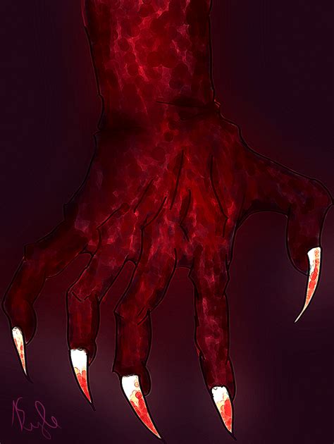 Demon Hand By Pristinesquid On Deviantart