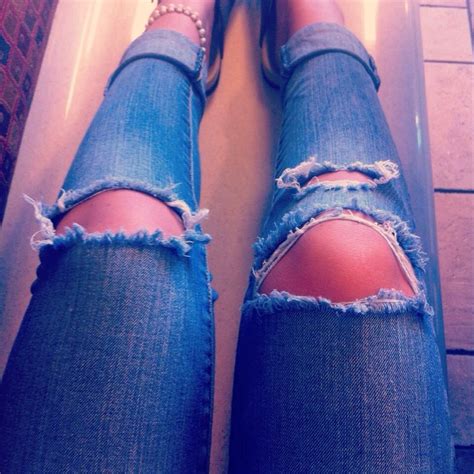 sexy ripped jeans crop top with jeans ripped jeans cute jeans jean outfits female denim
