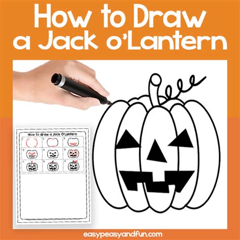 How To Draw A Jack Olantern Easy Peasy And Fun