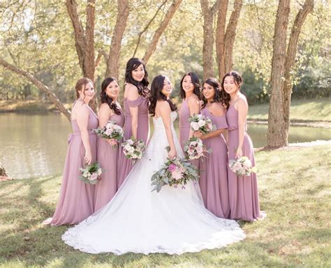 Real Birdy Grey Weddings Birdy Grey Mix And Match Dark Mauve Chiffon