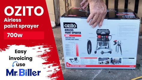 Ozito Airless Paint Sprayer W Review Brand New Look It Out YouTube