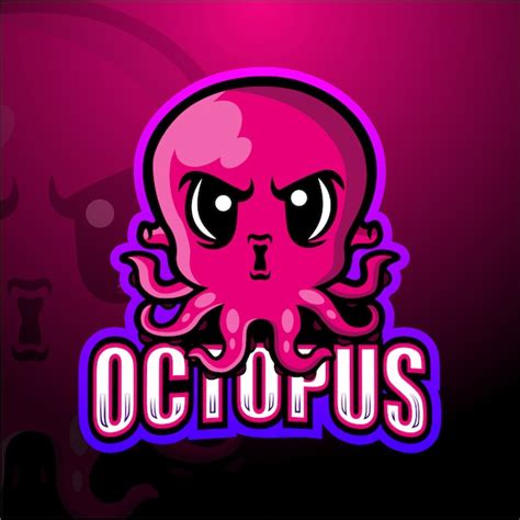 Premium Vector Octopus Mascot Esport Illustration