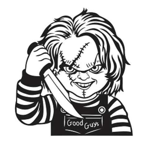 Childs Play Chuckie Vinyl Decal Etsy