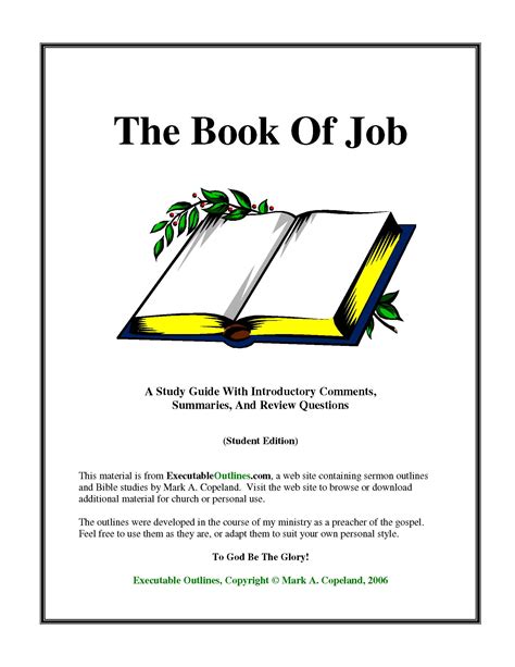 Book Job Bible Outline Chart Hot Sex Picture