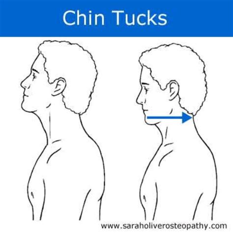 Chin Tucks By L S Exercise How To Skimble Workout Trainer