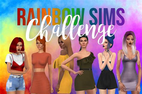 Rainbow Sims Challenge Cas Sims Amino