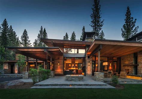 Mountain Modern Home In Martis Camp With Indoor Outdoor Living