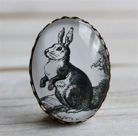 Rabbit Brooch By Silk Purse Sows Ear