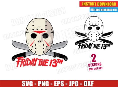 Friday The 13th Halloween Movie Svg Png Files Cricut Best Design
