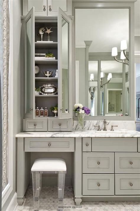 30 Most Outstanding Bathroom Vanity With Makeup Counter Ideas