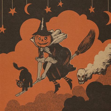Halloween Night Is Coming Halloween Vintage Halloween Art Vintage