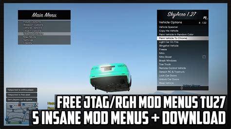 Any mods for xbox 1. GTA 5 ONLINE - FREE MULTI-MOD MENU RELEASES XBOX 360 - 5 ...