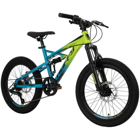 Boys 20 Inch Mountain Bike Full Suspension Large Wheels Kids Bicycle