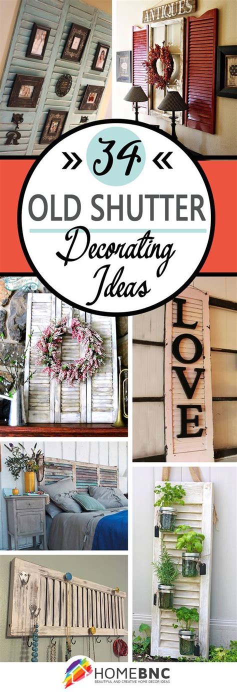 Old Shutter Decoration Ideas Repurposed Headboard Repurposed Furniture