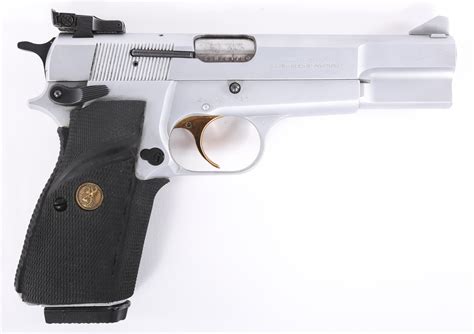 Sold Price Browning Hi Power 9mm Luger Single Action Pistol February
