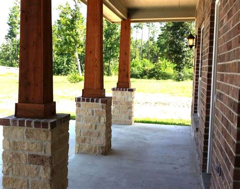 Classic And Rustic Cedar Columns For Your Front Porch