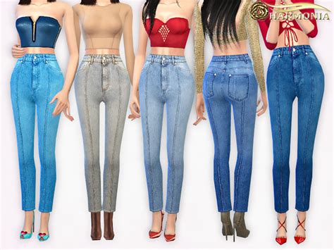 Relaxed Fit Mom Jeans By Harmonia At Tsr Sims 4 Updates