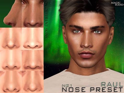 3 Male Nose Presets In 2021 Sims Male Nose Sims 4 Nos
