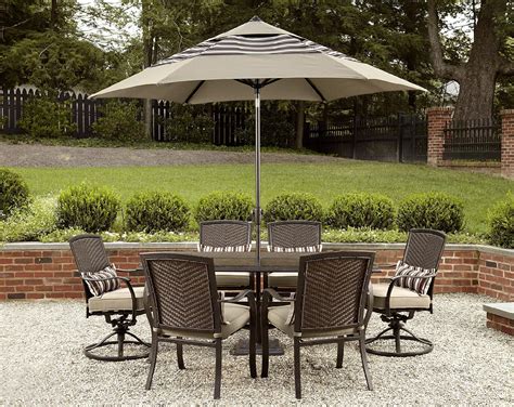 My outdoor furniture is quite literally a breath of fresh air! La-Z-Boy Outdoor McKenna 7pc Dining Set* - Outdoor Living ...