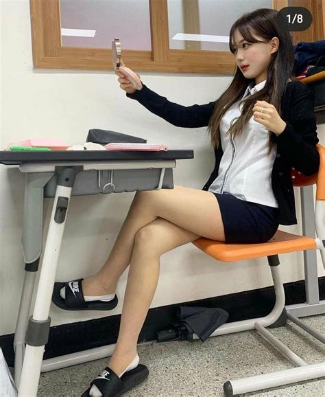 Korean Girl Korean Student School Girl Dress School Looks High School Girls Beauty Leg