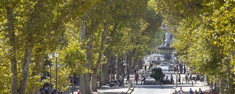 Site Le Cours Mirabeau Et Ses Fontaines à Aix En Provence