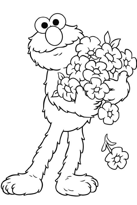 Free Printable Elmo Coloring Pages