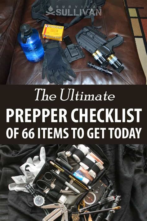 Printable Preppers Checklist For Beginners