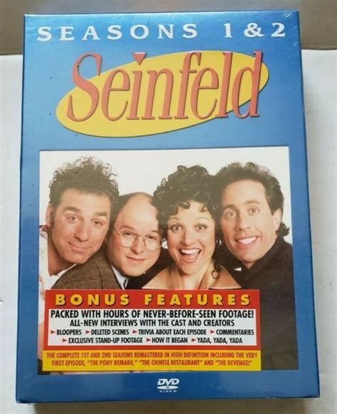 Seinfeld Seasons 1 2 Dvd 2004 4 Disc Set For Sale Online Ebay