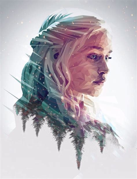 Art From Game Of Thrones Stormborn Daenerys Targaryen Buy A3