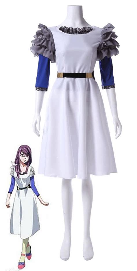 Tokyo Ghoul Rize Kamishiro Fancy White Robe Cosplay Costume Cosplay Costume Boutique Online