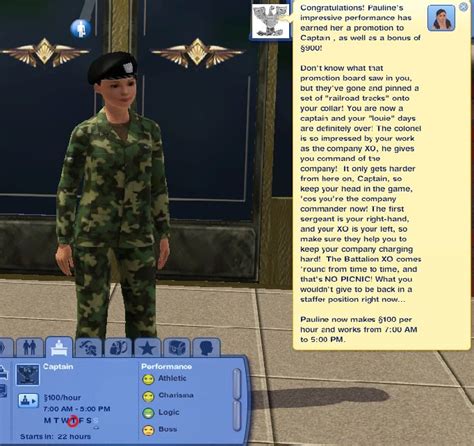 Mod The Sims Army Officer Career Updated 09132014