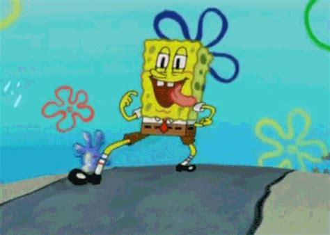 Spongebob doesn't get his black eye from a fight, he gets it from trying to open his tube of toothpaste! My Spongebob GIFs - Find & Share on GIPHY