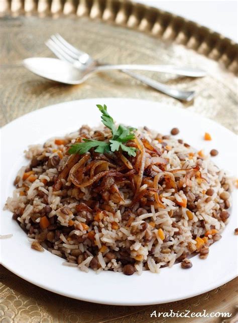 Arabic Zeal Mujaddara Palestinian Lentils And Rice Vegetarian Dinners