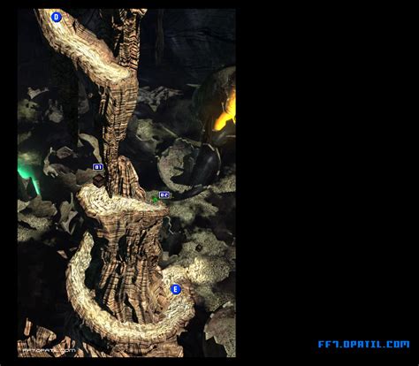 northern cave last half map ff7 all location maps ff7 walkthrough and strategy guide
