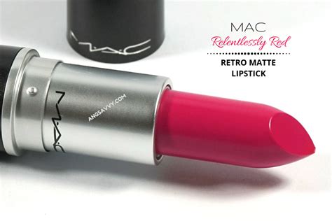 Mac Relentlessly Red Lipstick Review Ang Savvy