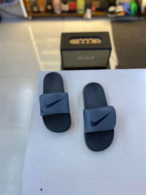 Daily Wear Nike Velcro Slides Grey At Rs 1850 Pair In New Delhi ID