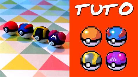 TUTO FIMO | Pokéballs (de Pokémon) FACILE - YouTube