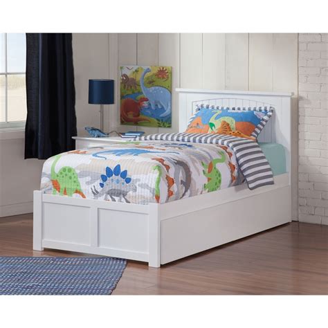 Duke unfinished low extra long full bookcase bed. Atlantic Furniture Nantucket Twin XL Storage Platform Bed ...